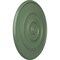 Ekena Millwork Traditional Reece Ceiling Medallion (Canopies up to 5 7/8"), 24 3/8"OD x 1 1/8"P, Athenian Green CM24REAGF - alternate 3